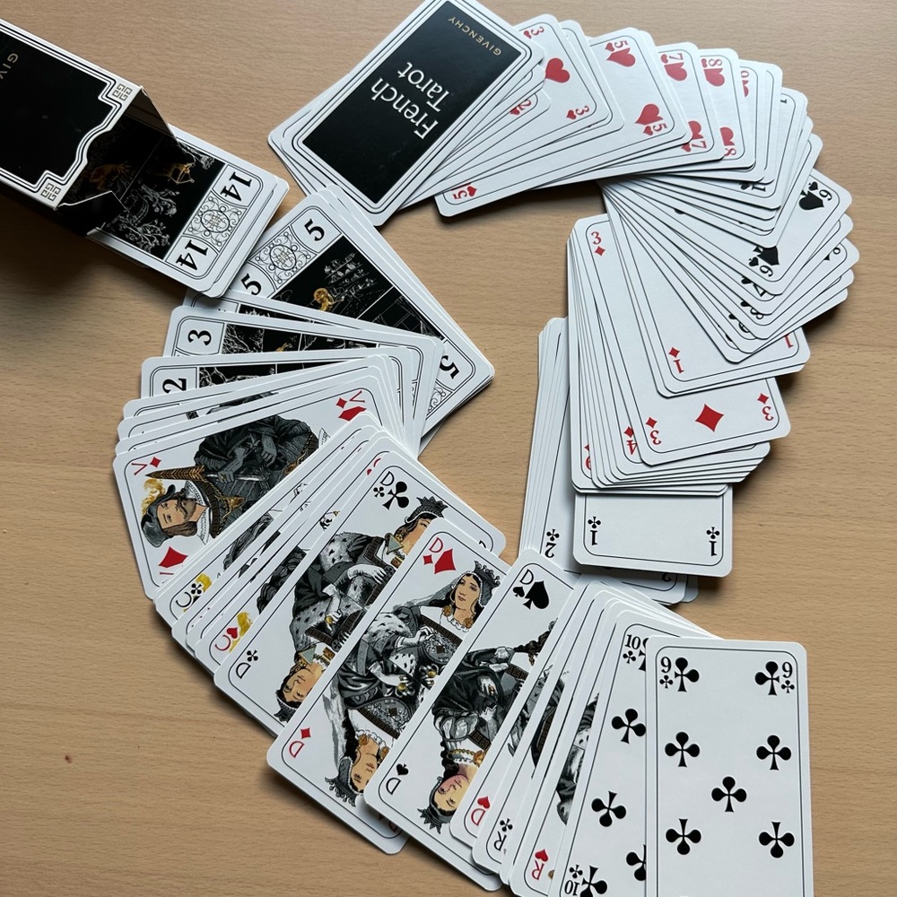 Givenchy Playing Cards French Tarot NEW